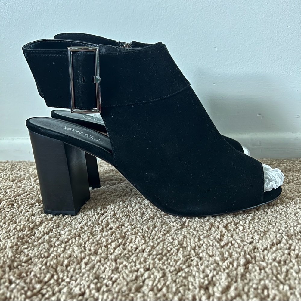 Vaneli Belle Open Toe Bootie | Size 11